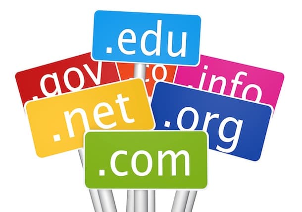 Domain names and internet concept